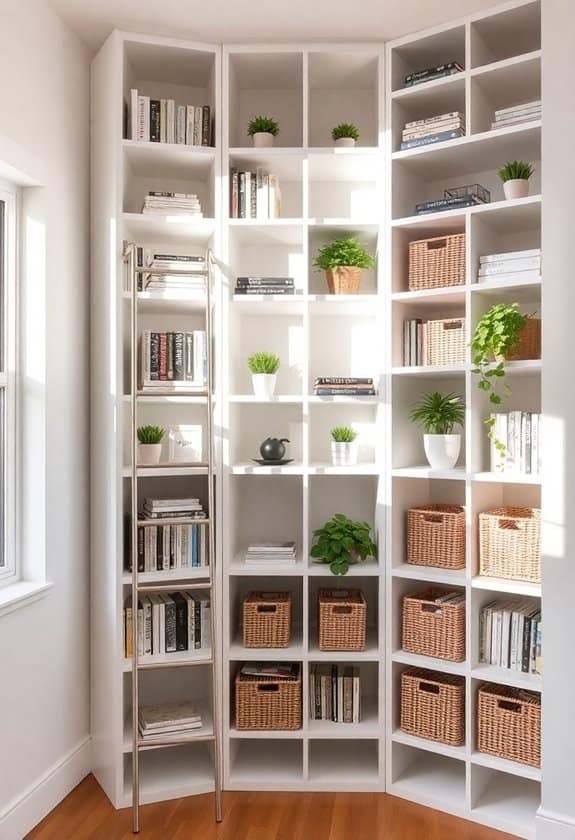 optimize space with vertical storage