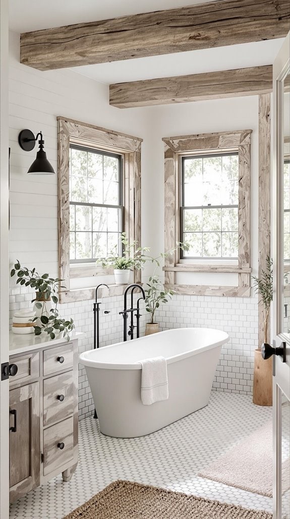 achieve modern farmhouse aesthetics