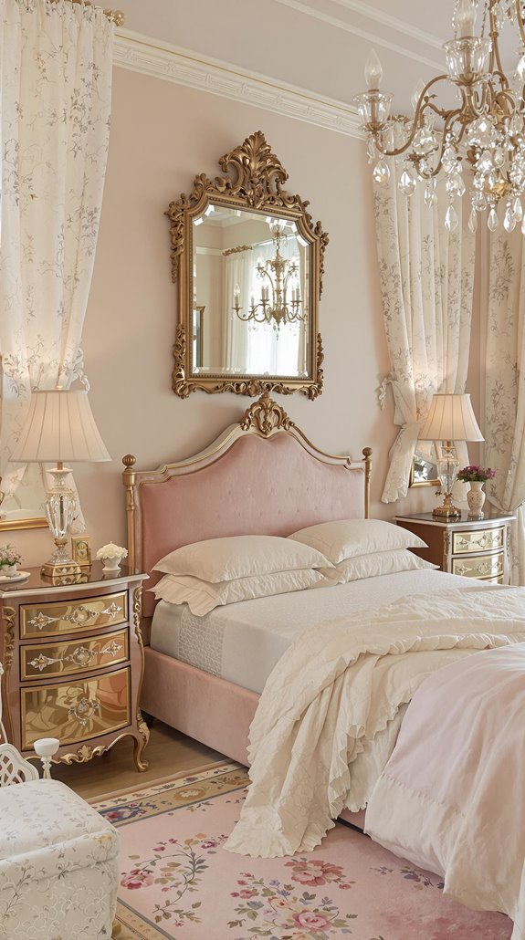 antique reflective glass displays