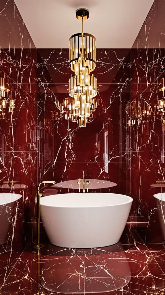 bold contemporary marble decor