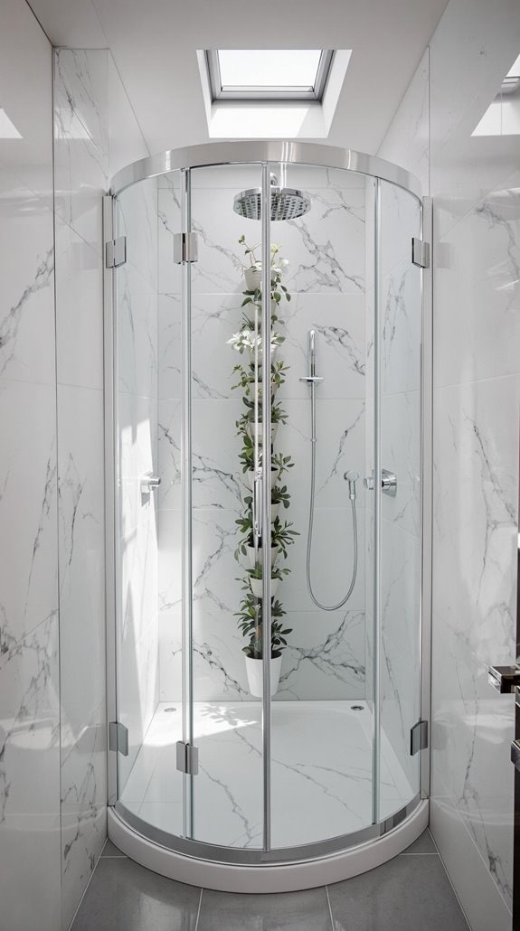 efficient corner shower solutions