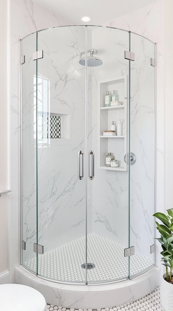 efficient corner shower solutions