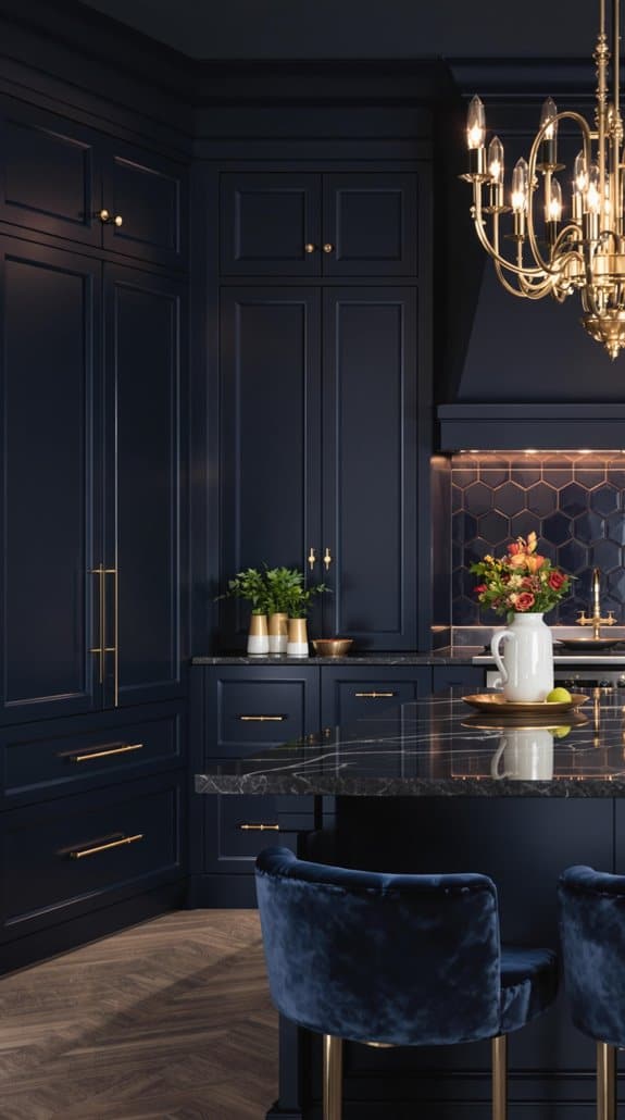 elegant dark color palette