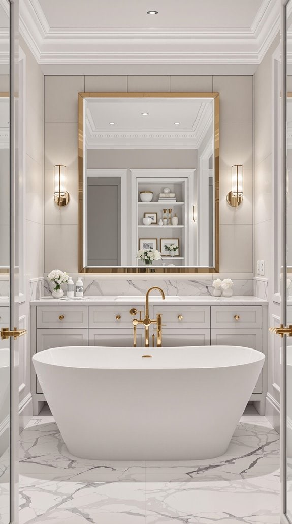 elegant metallic color scheme