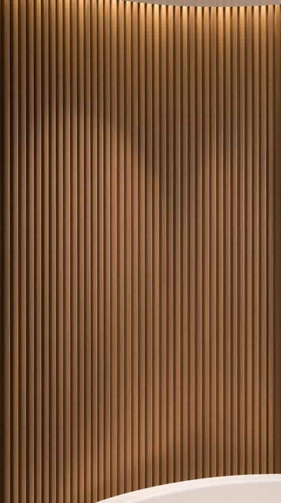 elegant vertical panel design