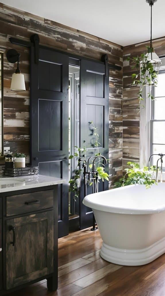 farmhouse elegance with moodiness