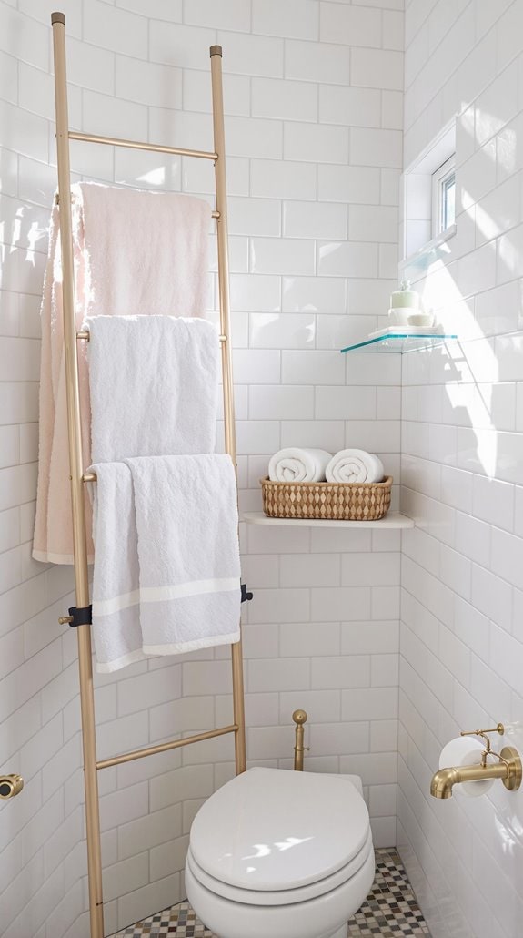 innovative towel organization ideas