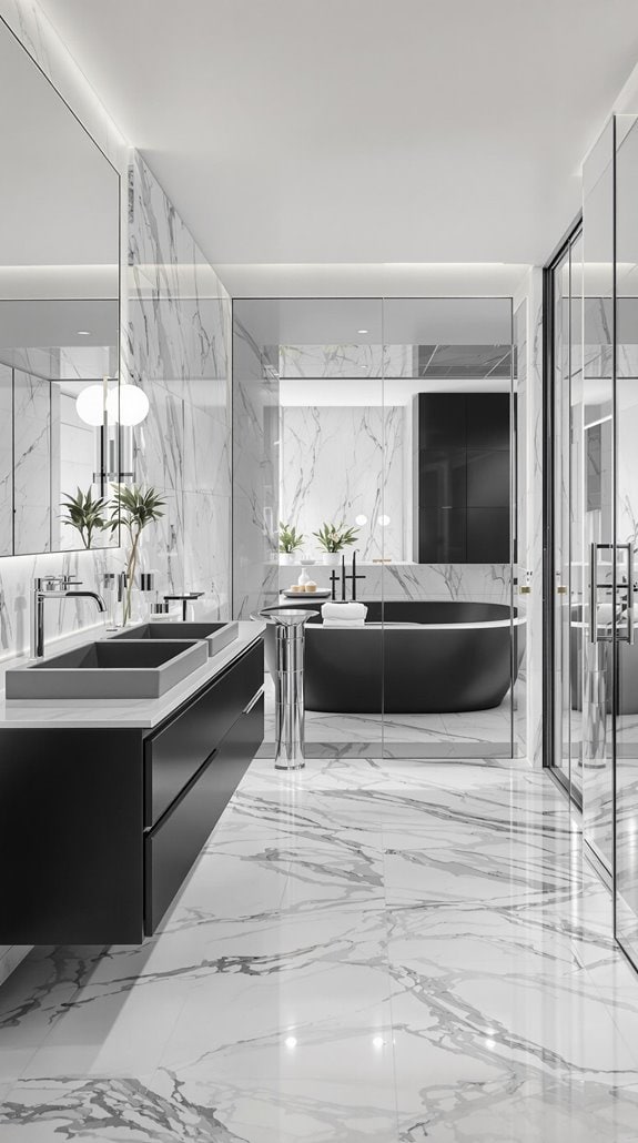 modern monochrome design aesthetic