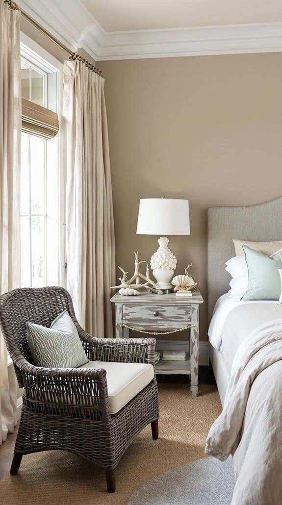 serene taupe coastal getaway