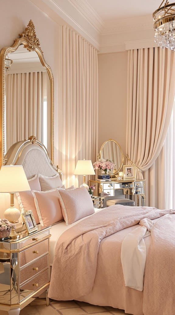 sleek shiny decorative elements