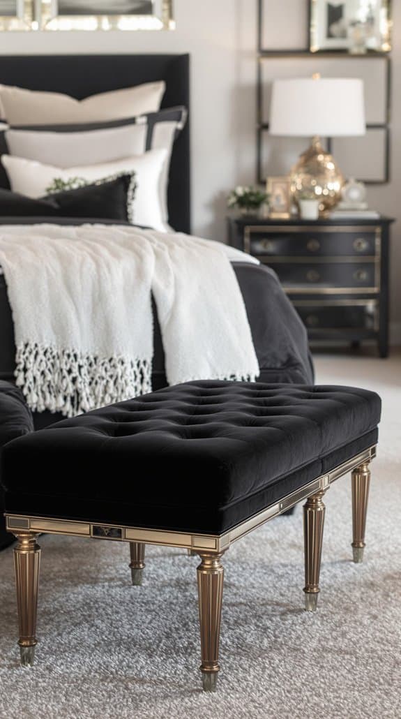 stylish black seating options