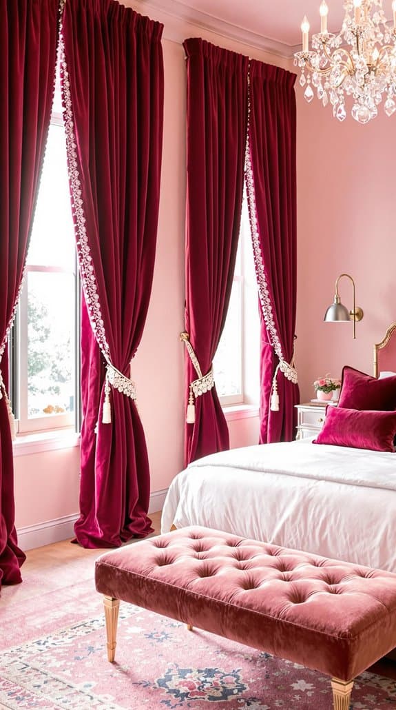 velvet accent luxury details