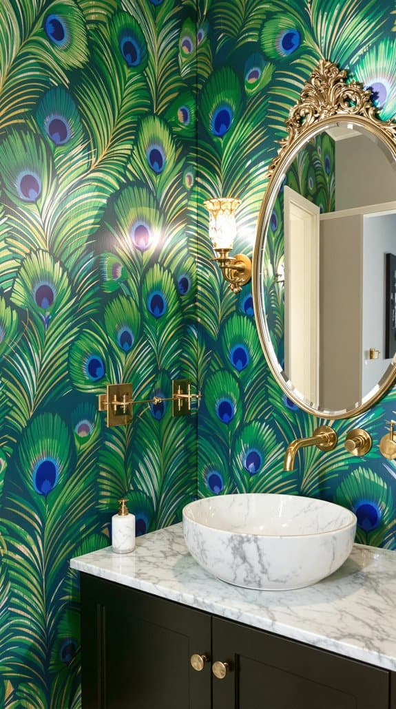 vibrant eye catching wall designs