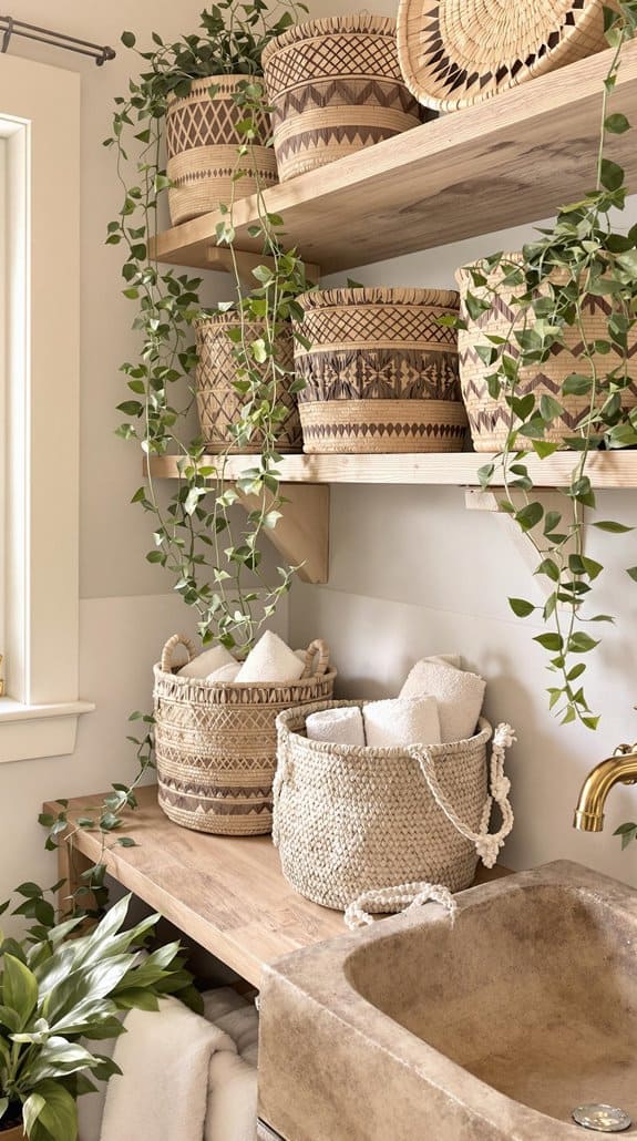 woven baskets for storage